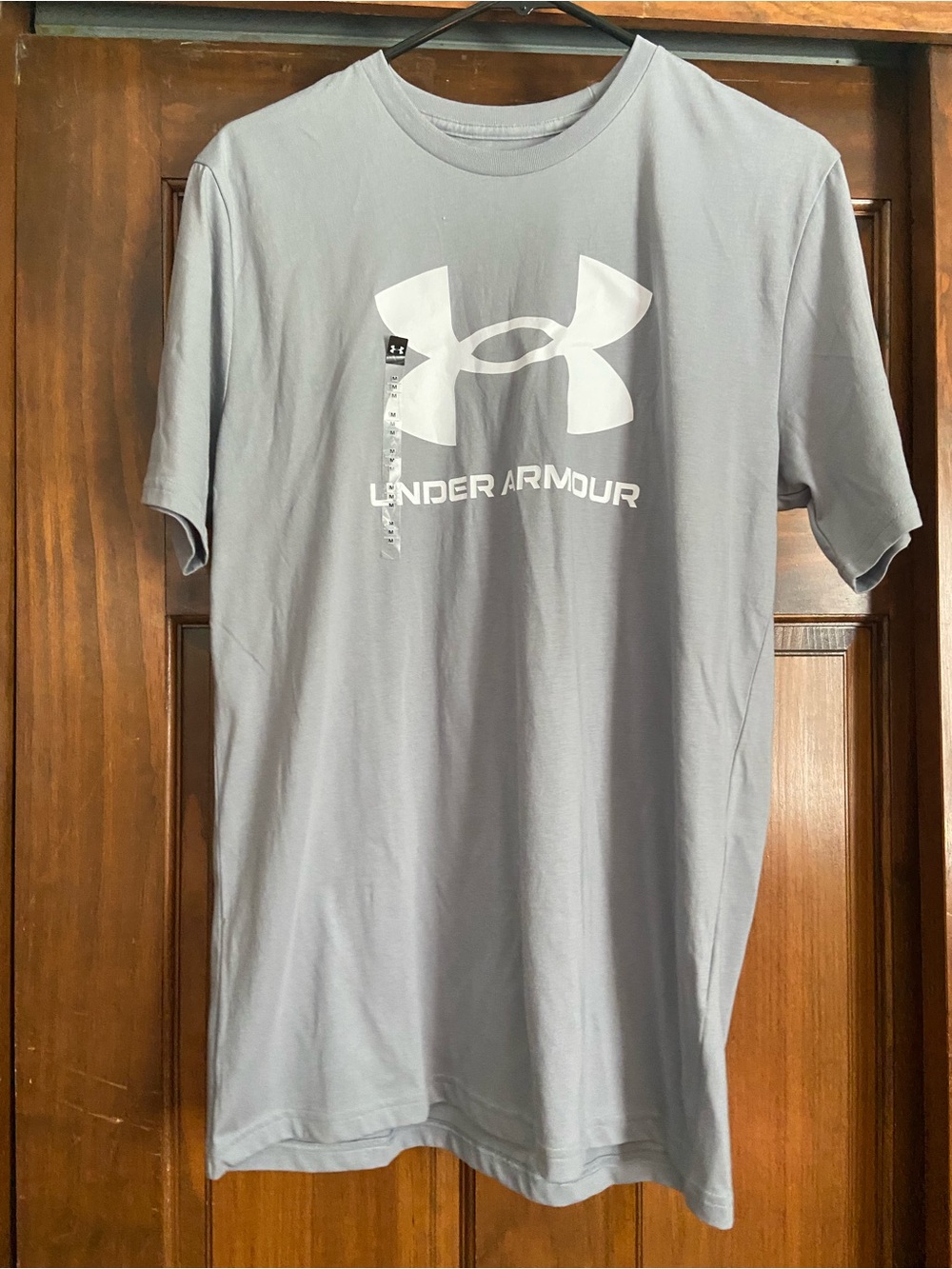 Under Armour Men’s Light Gray Short Sleeve Logo Tee